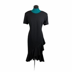 Calvin Klein Layered Ruffle Hem Dress NWOT